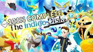 HOW I COMPLETED THE INDIGO DISK 101  Pokemon DLC Movie [upl. by Nyrhtakyram]