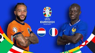 Euro Copa 2024 Holanda vs França em 4K  Fase de Grupos [upl. by Annaej]