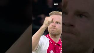 DAVY KLAASSEN kopt Ajax op 11 in heerlijke topper 🍿 [upl. by Ahsinod605]