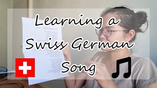 Learning a Swiss German Song Züritüütsch Isch Eifach Schön [upl. by Norvin]