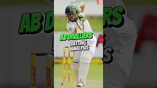 Ab Divilliers Batting Analysis ABdeVilliersABDCricketAnalysisBattingMasterclassshorts [upl. by Gebelein188]