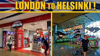 ⭐ Travelling LONDON to HELSINKI Finland [upl. by Nonnek]