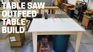 The Perfect Outfeed Table\Workbench Using Only 2x4s and Plywood [upl. by Rosalba497]