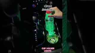 Car interior lighting Car cup holder lights car automobile youtubeshorts ytshorts Youtube [upl. by Edan]