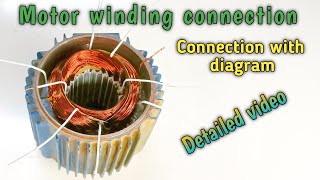 Single phase motor winding connection with diagram full detailed videoSingle phase motor connection [upl. by Andromache448]