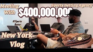 DPATT MET WITH A 400 MILLION DOLLAR SPORTS BETTING AGENCY IN NEW YORK DAY IN THE LIFE EPISODE 10 [upl. by Aigroeg]