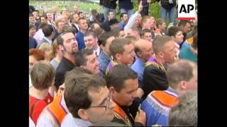 UK NIRELAND ORANGEMEN GATHER FOR MARCH WRAP [upl. by Thorin]