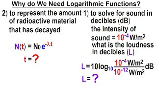 Algebra Ch47 Logarithmic Functions 3 of 26 Why do We Need Logarithmic Functions [upl. by Batha]