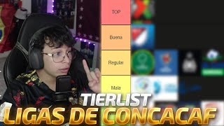 TIERLIST DE LAS MEJORES LIGAS DE CONCACAF ⚽ [upl. by Dagna]