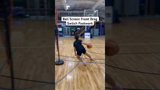 Ball Screen Working On Front Drag To Switch Attack ballislife elite basketball [upl. by Ahsienom768]