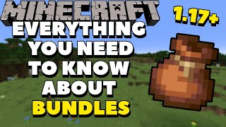 Minecraft COMPLETE Bundle Guide  Minecraft 117 Bundles Crafting Using and More [upl. by Nennek731]