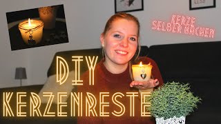 DIY  Kerzen einfach selber machen  Kerzenreste wiederverwenden [upl. by Yraht597]