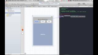 How to Make iOS Apps Intro to XCode 4 and making your first App [upl. by Alda]