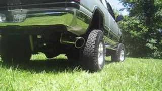 1999 Dodge Ram 2500 Cummins MBRP 5quot exhaust [upl. by Mikeb]