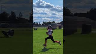 Touchdown season has begun laingsburg reedwaylon football touchdown [upl. by Elwee]