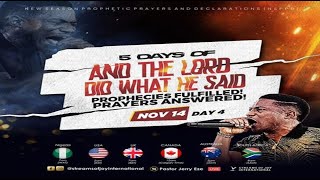 AND THE LORD DID WHAT HE SAID DAY 4  NSPPD  14TH NOVEMBER 2024 [upl. by Ahsiekyt]