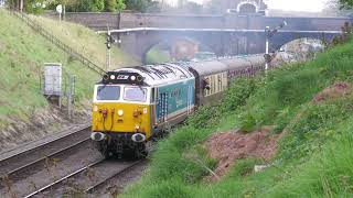 50017 leaving Rothley 26th April 2024 [upl. by Mairam]