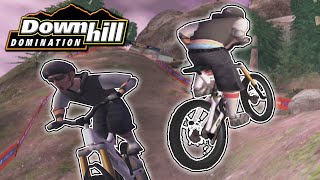 The BEST Mountain Biking Game Ever  Downhill Domination [upl. by Ammadis]