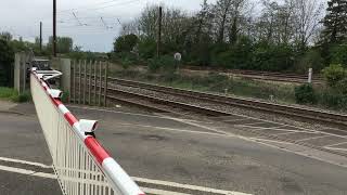 Helpston Level Crossing  Cambridgeshire 08042024 [upl. by Dougald511]