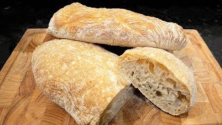 Ciabatta Bread made easy at home [upl. by Drews]