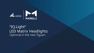 Marelli Automotive Lighting the optional IQLight of the new Tiguan [upl. by Vada942]