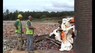 steeplejacks chimney demo hapton lancashire [upl. by Ennybor369]