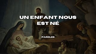 Lucien Deiss  Un enfant nous est né Paroles  Chant de lAvent  Noel [upl. by Fabio]