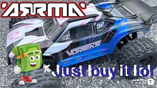 Unboxing and testing the Arrma Vorteks 550 mega [upl. by Enala]