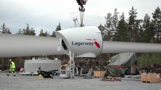 Constructie Lagerwey windturbines in Finland [upl. by Briggs]