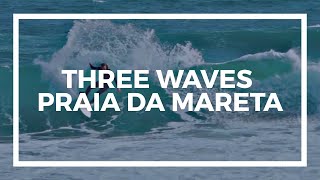 Three waves at Praia da Mareta Sagres Portugal 2019 [upl. by Wynnie]