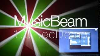 MusicBeam – DIY LASER SHOW using a video projector [upl. by Farlee]