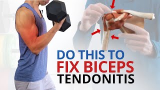 4 Unique Exercises to Fix Biceps Tendonitis Don’t Stretch [upl. by Bohaty]