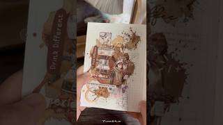 Coffee spreads with rainy sound journaling asmr [upl. by Nekcerb]