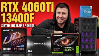 BEKLENEN PC RTX 4060 Ti 8GB ve i5 13400F Sistem İnceleme Rehberi 🔴 [upl. by Edgard]