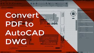 How to Convert a PDF to an AutoCAD DWG [upl. by Barnabe798]