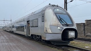 TRAIN TRIP IN SWEDEN  4K Train Drivers View Hallsberg to Linköping [upl. by Thetos214]