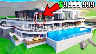 I Built A LUXURY BEACH HOUSE In MANSION TYCOON [upl. by Yehsa]