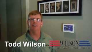 Todd Wilson of Wilson Air installs a new iComfort WiFi Thermostat [upl. by Ortrud]