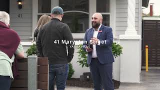 41 Maryston Street Yarraville  Auction Video  Craig Stephens amp John Galea  Jas Stephens [upl. by Radmen]