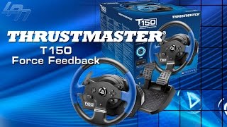 THRUSTMASTER T150 WHEEL UNBOXINGFIRST LOOK [upl. by Enylhsa]