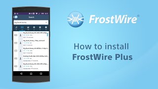 How to install FrostWire Plus from frostwirecom [upl. by Aikahs]