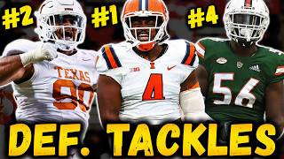 Top DTs in the 2024 NFL Draft  Defensive Tackle Rankings [upl. by Elfreda]