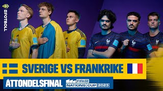 VM i FIFA 23  Åttondelsfinal  Sverige vs Frankrike [upl. by Iroj]