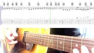 Insensiblement by Paul Misraki 1946 Theme  Gypsy Jazz Guitar Tabs [upl. by Saffren]