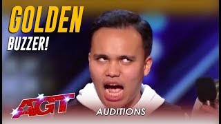 Kodi Lee Blind Autistic Singer WOWS And Gets GOLDEN BUZZER  Americas Got Talent [upl. by Esej]