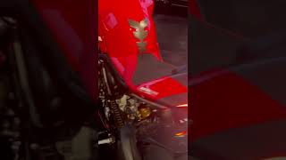 Custom Panigale V4R Full Akra startup [upl. by Eidson]