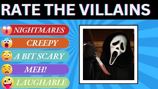 Rate the Scariest Movie Villains Who’s the Ultimate Horror Icon 😈👻 [upl. by Enala]