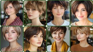 modern pixie layer haircut and hair dye colour different highlights ideas [upl. by Ahlgren122]