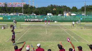 17 石川インカレ ソフトテニス 対抗戦 男子 決勝 1次戦 2 [upl. by Carmencita698]