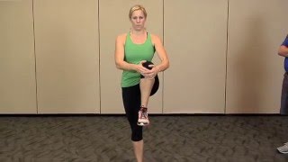 Dynamic Warmup Exercises  How to perform Knee to Chest Stretch [upl. by Vershen24]